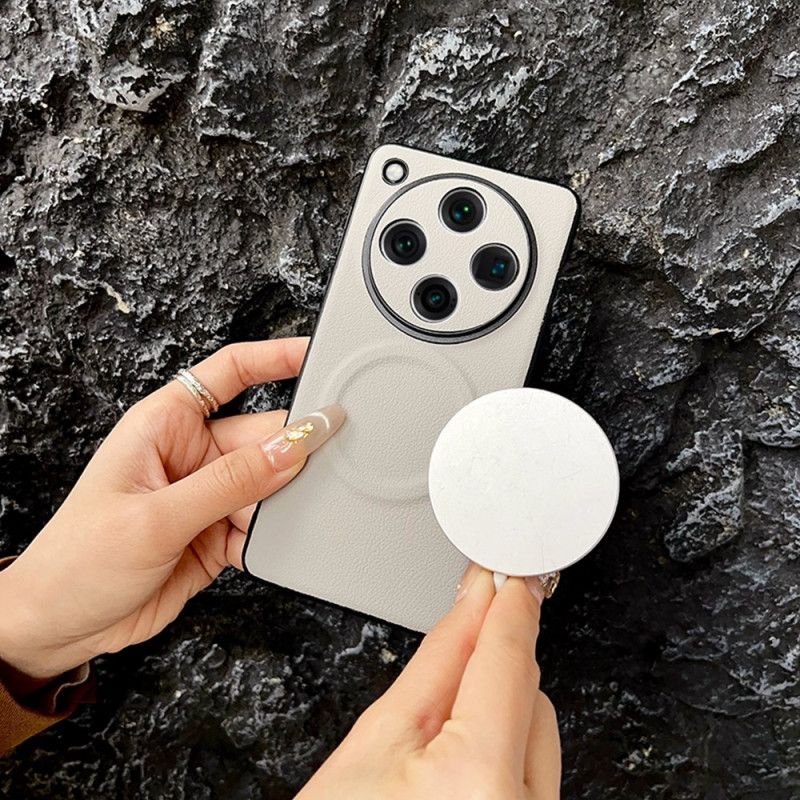 Κάλυμμα Oppo Find X8 Pro Δερμάτινο Εφέ Συμβατό Με Magsafe Σιλικόνης