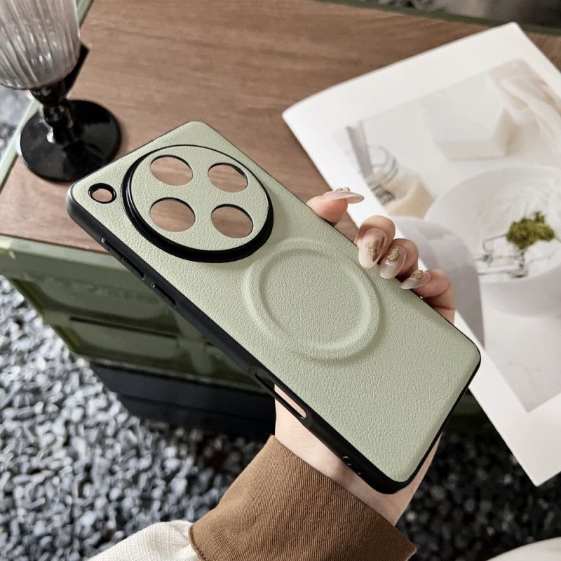 Κάλυμμα Oppo Find X8 Pro Δερμάτινο Εφέ Συμβατό Με Magsafe Σιλικόνης