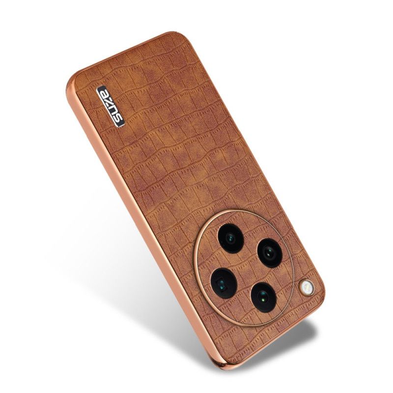 Κάλυμμα Oppo Find X8 Pro Εφέ Κροκόδειλου Azns Σιλικόνης