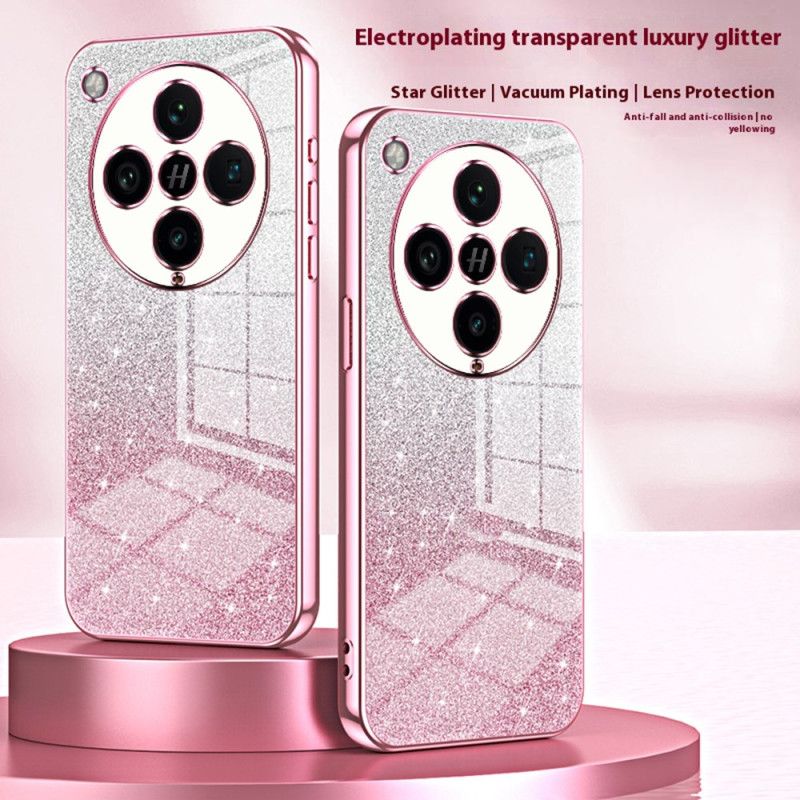 Κάλυμμα Oppo Find X8 Pro Γκλίτερ Σε Ντεγκραντέ Σιλικόνης