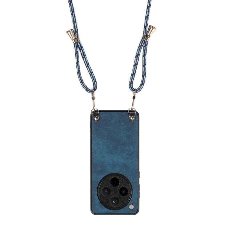 Κάλυμμα Oppo Find X8 Pro Τεχνητό Δέρμα Σιλικόνης