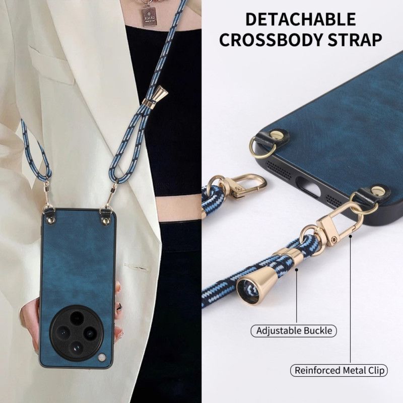 Κάλυμμα Oppo Find X8 Pro Τεχνητό Δέρμα Σιλικόνης