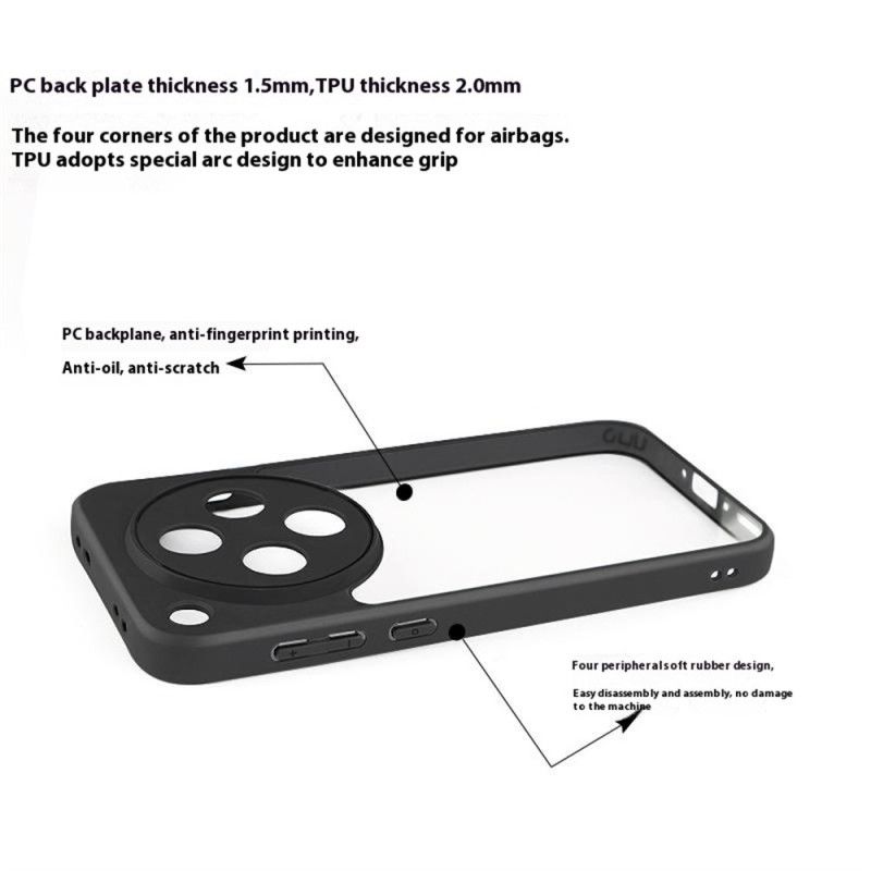 Κάλυμμα Oppo Find X8 Θήκες Κινητών Υβριδικό Διαφανές