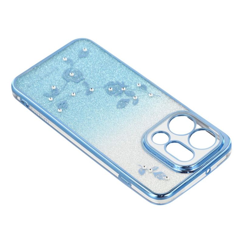 Κάλυμμα Oppo Find X9 5g Λουλούδια Και Λουράκια Kadem Με Στρας