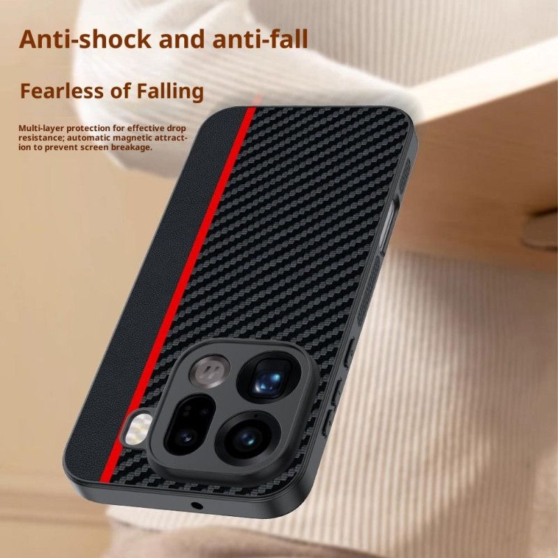 Κάλυμμα Oppo Find X9 Pro 5g Άκαμπτη Με Υφή Ινών Άνθρακα