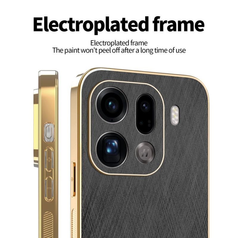 Κάλυμμα Oppo Find X9 Pro 5g Δερμάτινο Εφέ Kadem