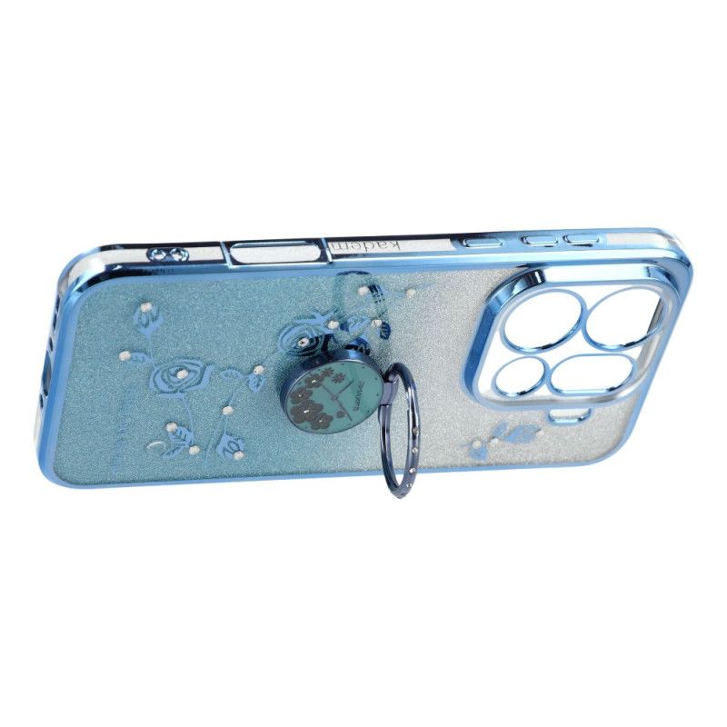 Κάλυμμα Oppo Find X9 Pro 5g Kadem Θήκη Για Δαχτυλίδια Με Λουλούδια Και Στρας Σιλικόνης