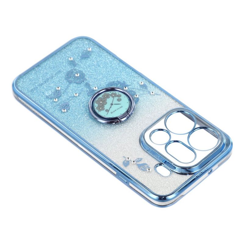 Κάλυμμα Oppo Find X9 Pro 5g Kadem Θήκη Για Δαχτυλίδια Με Λουλούδια Και Στρας Σιλικόνης