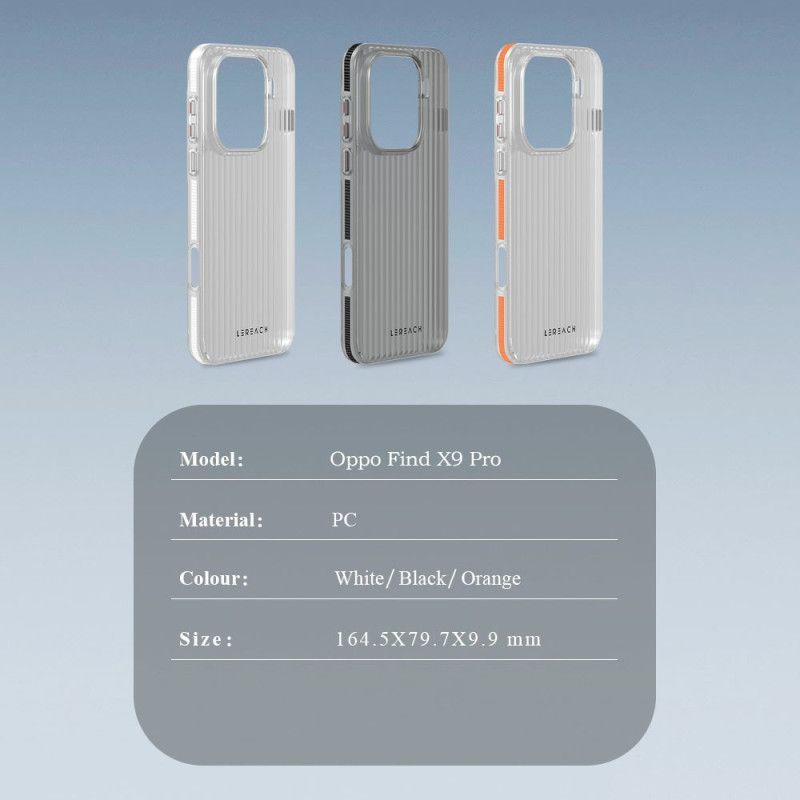Κάλυμμα Oppo Find X9 Pro 5g Σειρά Toc Lereach