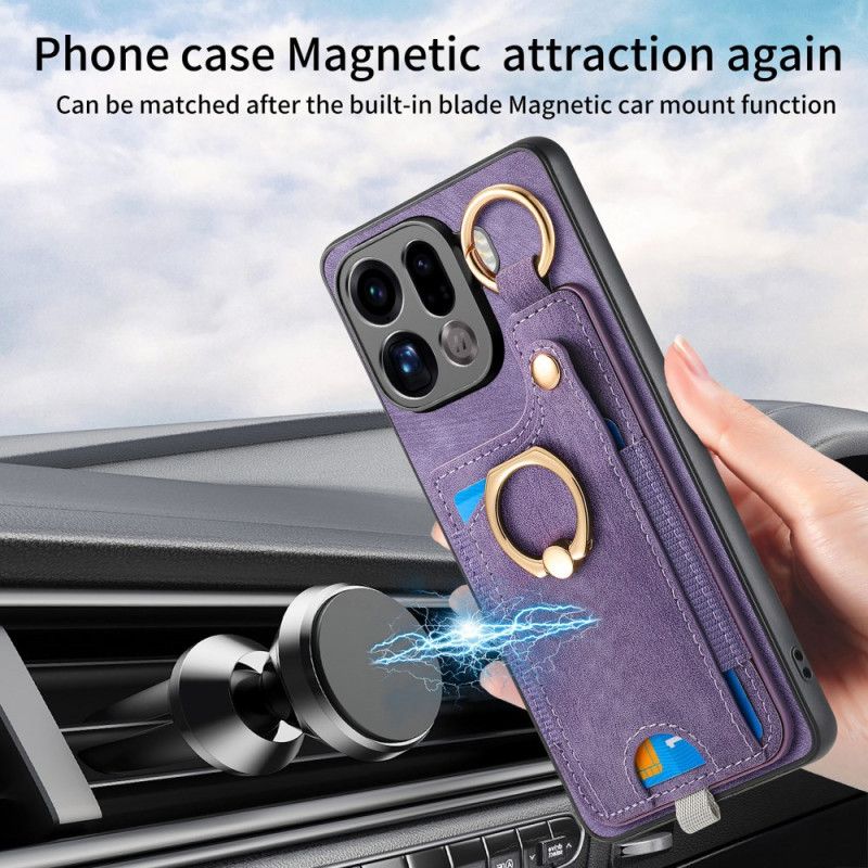 Κάλυμμα Oppo Find X9 Pro 5g Θήκη Κάρτας Και Δαχτυλίδι