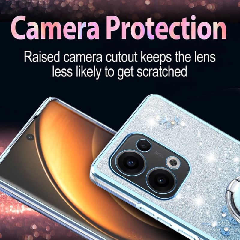 Κάλυμμα Oppo Reno 13 5g Βάση Δακτυλίου Με Στρας Σιλικόνης