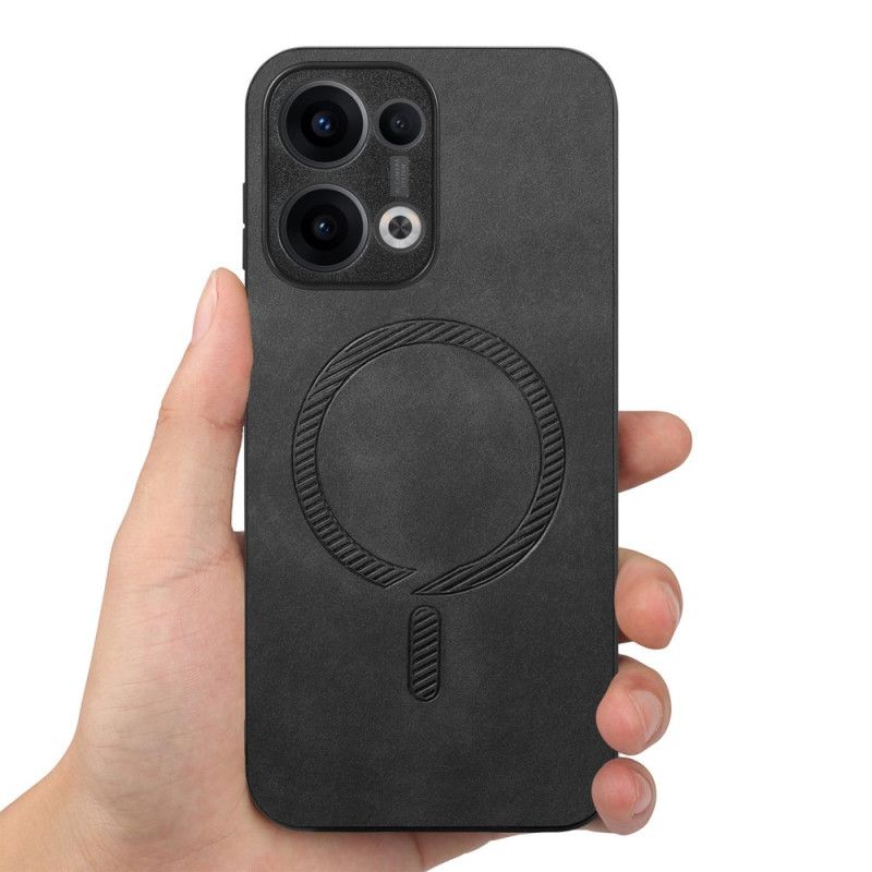 Κάλυμμα Oppo Reno 13 5g Δερμάτινο Εφέ Συμβατό Με Magsafe Σιλικόνης