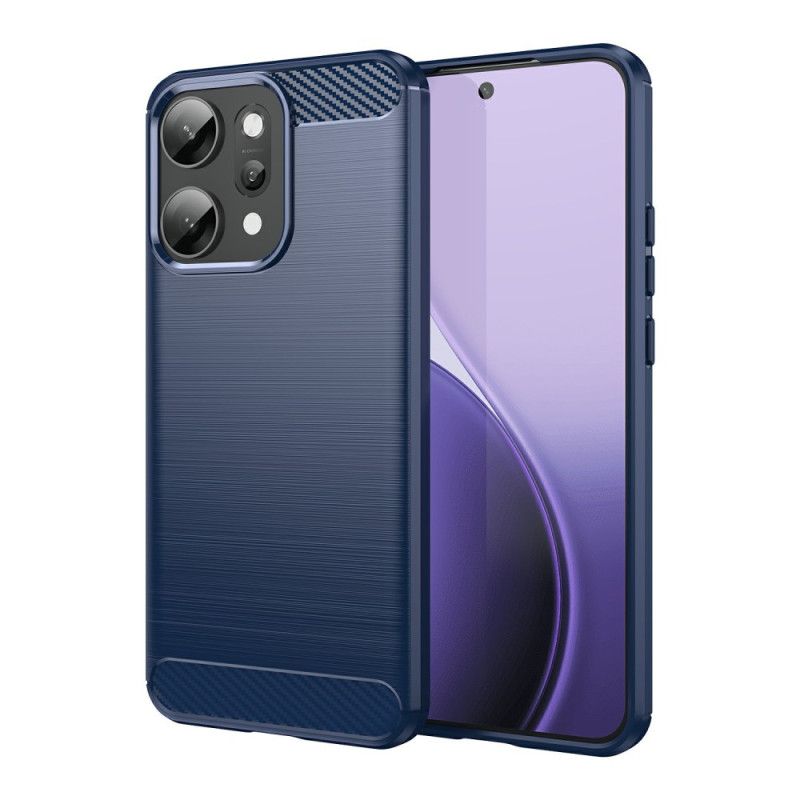 Κάλυμμα Oppo Reno 14 Pro 5g Βουρτσισμένο Με Ίνες Άνθρακα Σιλικόνης