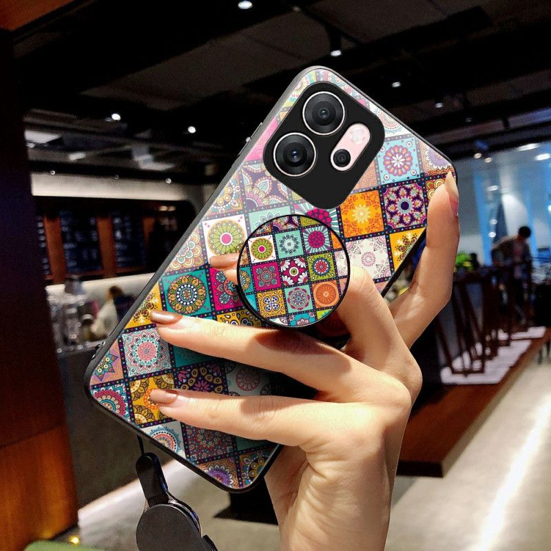 Κάλυμμα Oppo Reno 14f 5g Βάση Και Κορδόνι Patchwork