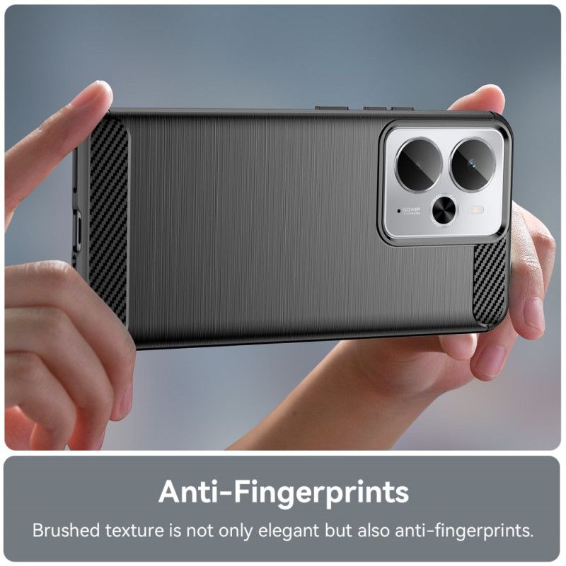 Κάλυμμα Realme 14 5g Βουρτσισμένο Ανθρακονήματα