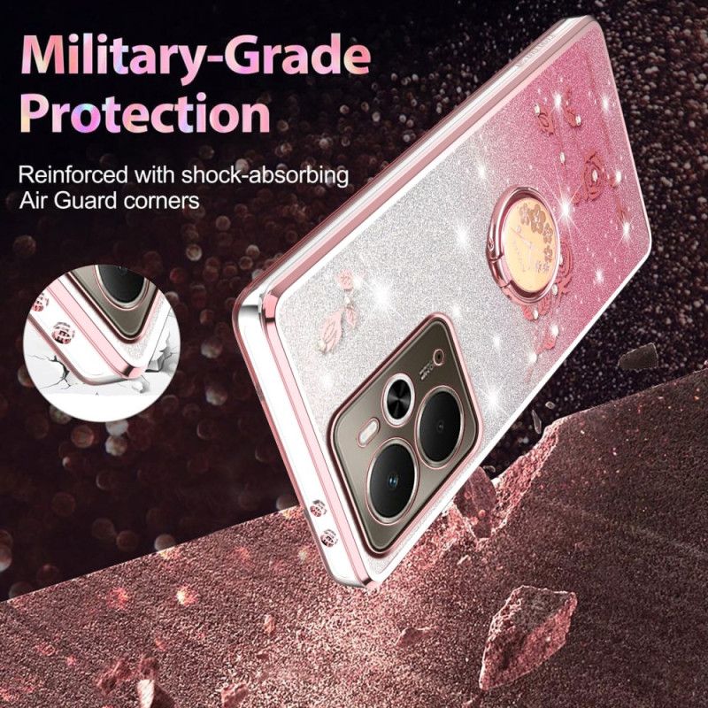 Κάλυμμα Realme 14 5g Θήκη Για Δαχτυλίδια Kadem Με Στρας Σιλικόνης