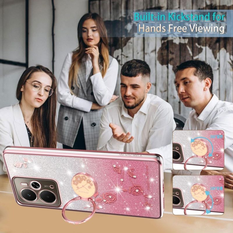 Κάλυμμα Realme 14 5g Θήκη Για Δαχτυλίδια Kadem Με Στρας Σιλικόνης