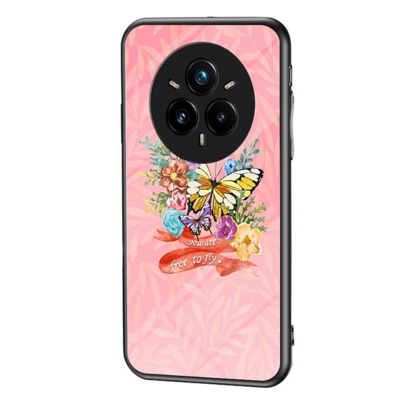 Κάλυμμα Realme 14 Pro Plus 5g Πεταλούδες Από Σκληρυμένο Γυαλί