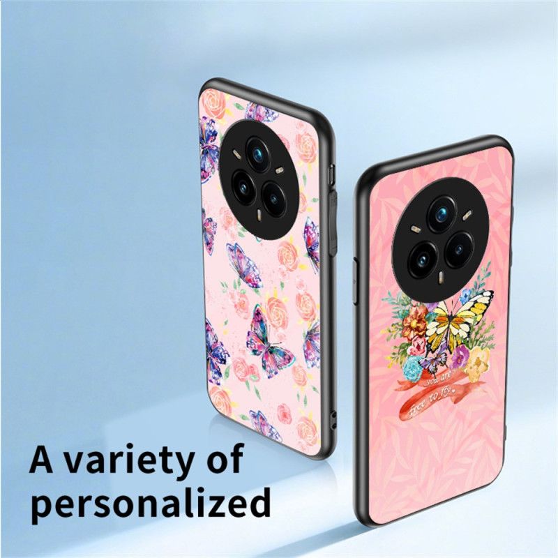 Κάλυμμα Realme 14 Pro Plus 5g Πεταλούδες Από Σκληρυμένο Γυαλί