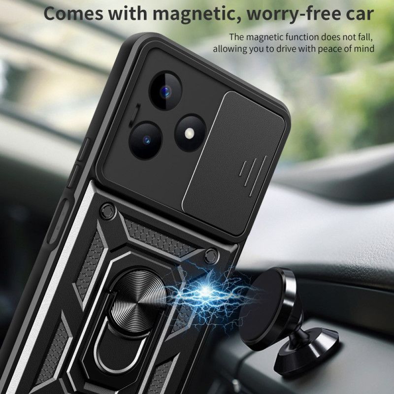 Κάλυμμα Realme C53 Βάση Δαχτυλιδιού Και Προστατευτικό Φακού