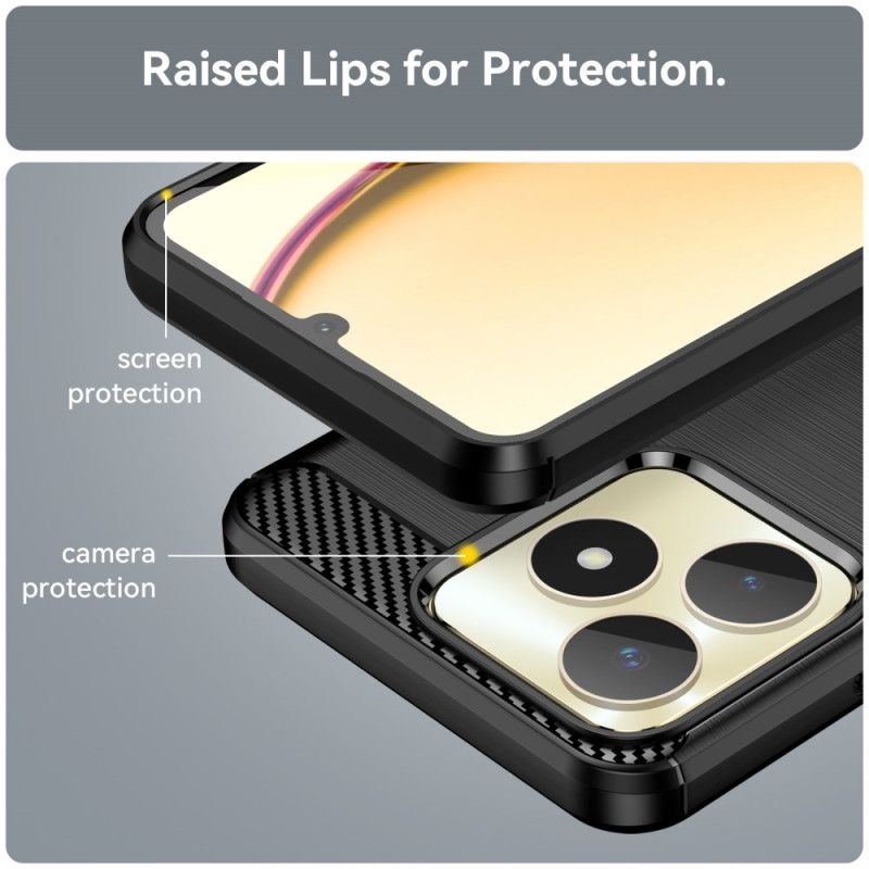 Κάλυμμα Realme C53 Θήκες Κινητών Βουρτσισμένο Ανθρακονήματα