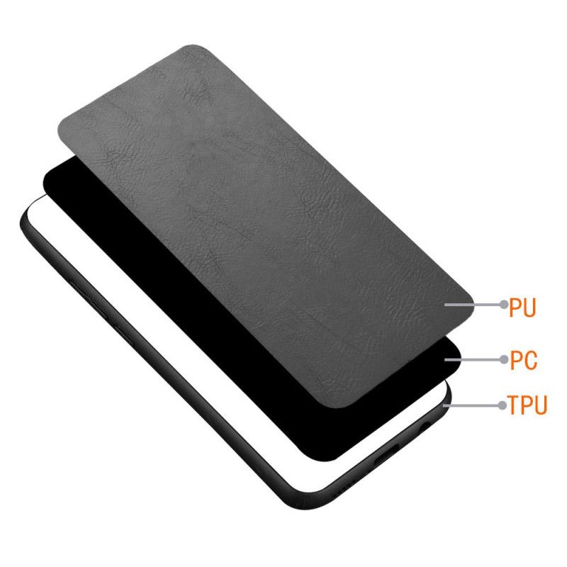 Κάλυμμα Realme C61 Ραμμένο Δέρμα Σιλικόνης