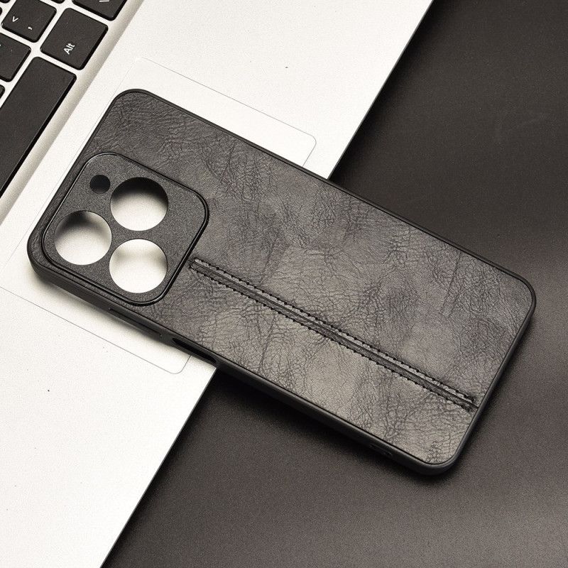 Κάλυμμα Realme C63 Ραμμένο Δέρμα