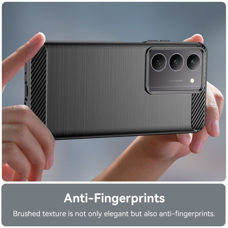 Κάλυμμα Realme C75 Βουρτσισμένο Ανθρακονήματα