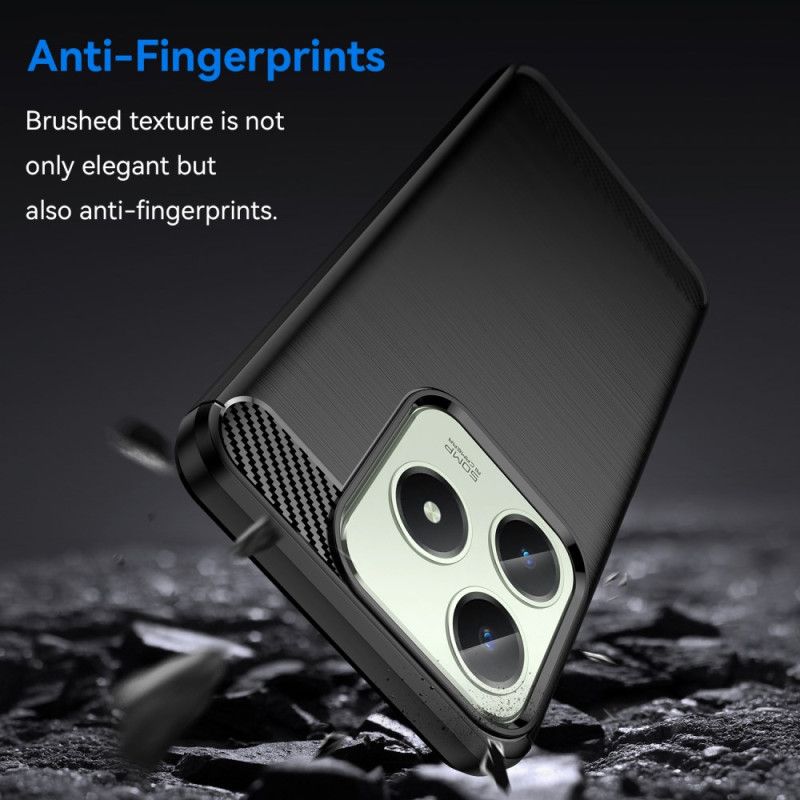 Κάλυμμα Realme Note 60x Βουρτσισμένο Ανθρακονήματα