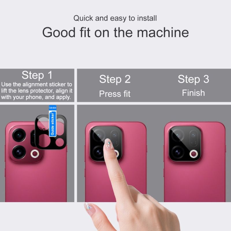 Προστατευτικό Φακού Από Σκληρυμένο Γυαλί Για Oppo Find X9 5g (μαύρη Έκδοση)