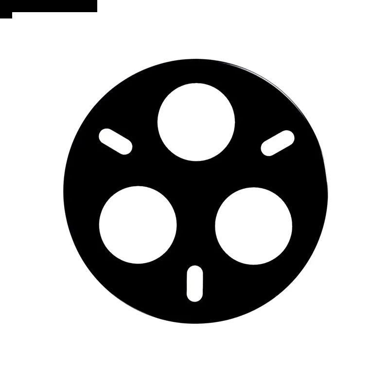 Προστατευτικό Φακού Από Σκληρυμένο Γυαλί Για Realme 14 Pro 5g (μαύρη Έκδοση)