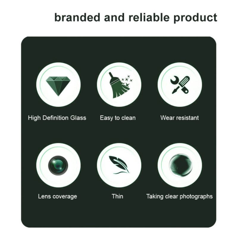 Προστατευτικό Φακού Από Σκληρυμένο Γυαλί Για Realme 14 Pro Plus 5g (μαύρη Έκδοση)