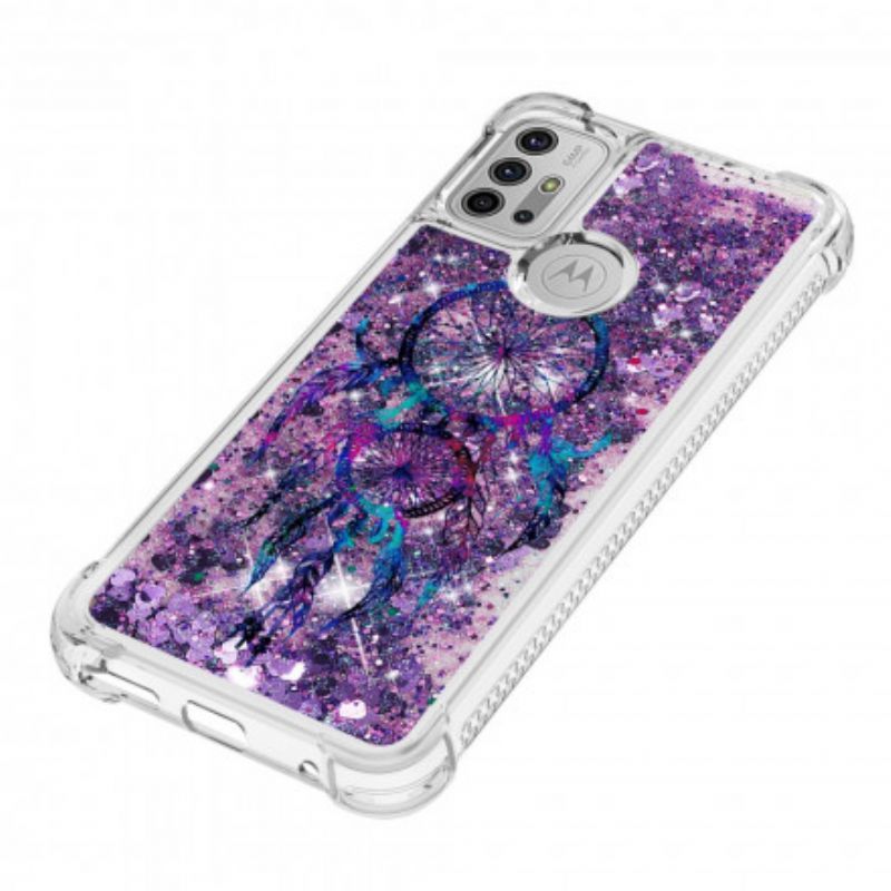Shell Moto G30 / Moto G10 Glitter Dream Catcher