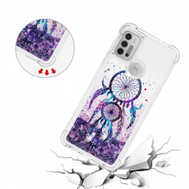 Shell Moto G30 / Moto G10 Glitter Dream Catcher