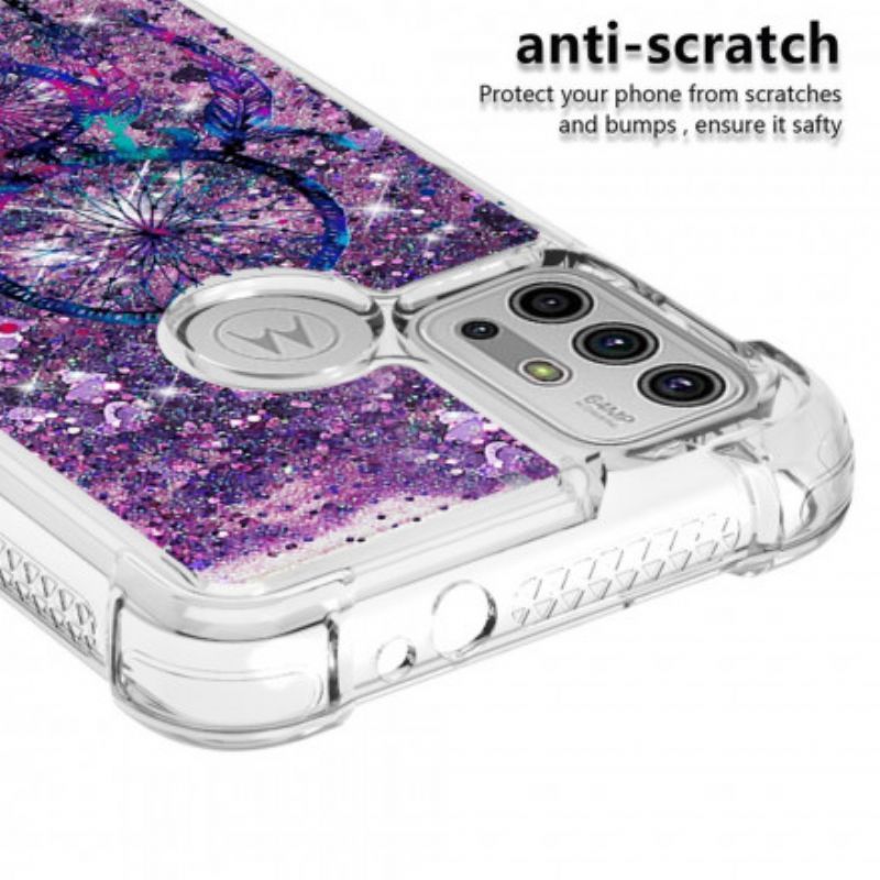 Shell Moto G30 / Moto G10 Glitter Dream Catcher