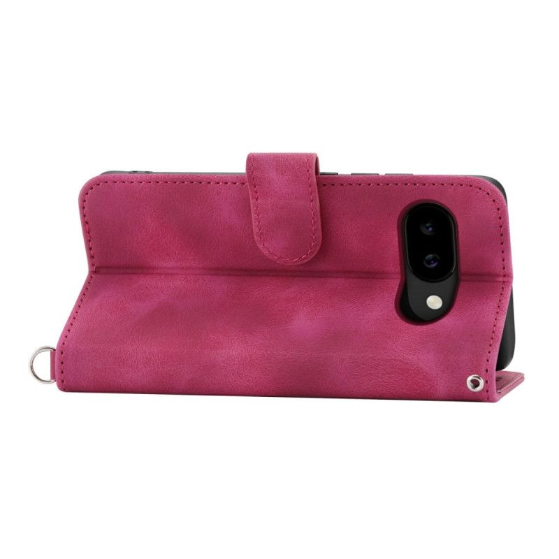 Θηκη Κινητου Google Pixel 10a Θήκες Κινητών Εφέ Σουέτ Μάνταλα Με Λουράκι Ώμου