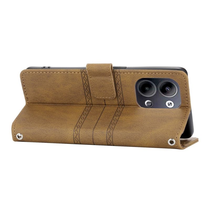 Θηκη Κινητου Oppo Reno 13 5g Θήκες Κινητών Διπλή Ζωφόρος Με Λουρί