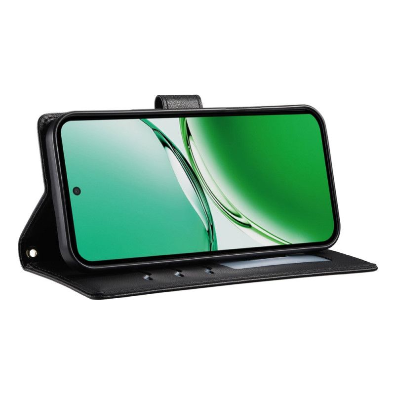 Θηκη Κινητου Oppo Reno 14 5g Καπιτονέ Στυλ Με Λουράκι Και Λουράκι Ώμου