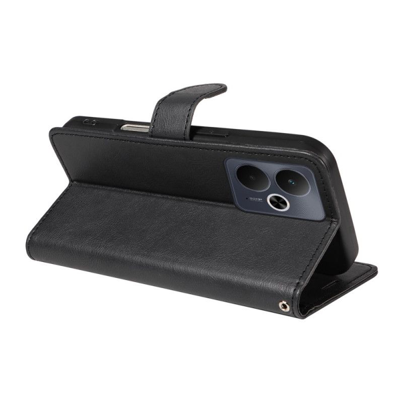 Θηκη Κινητου Realme 14 5g Απλό Εφέ Δέρματος Με Λουράκι