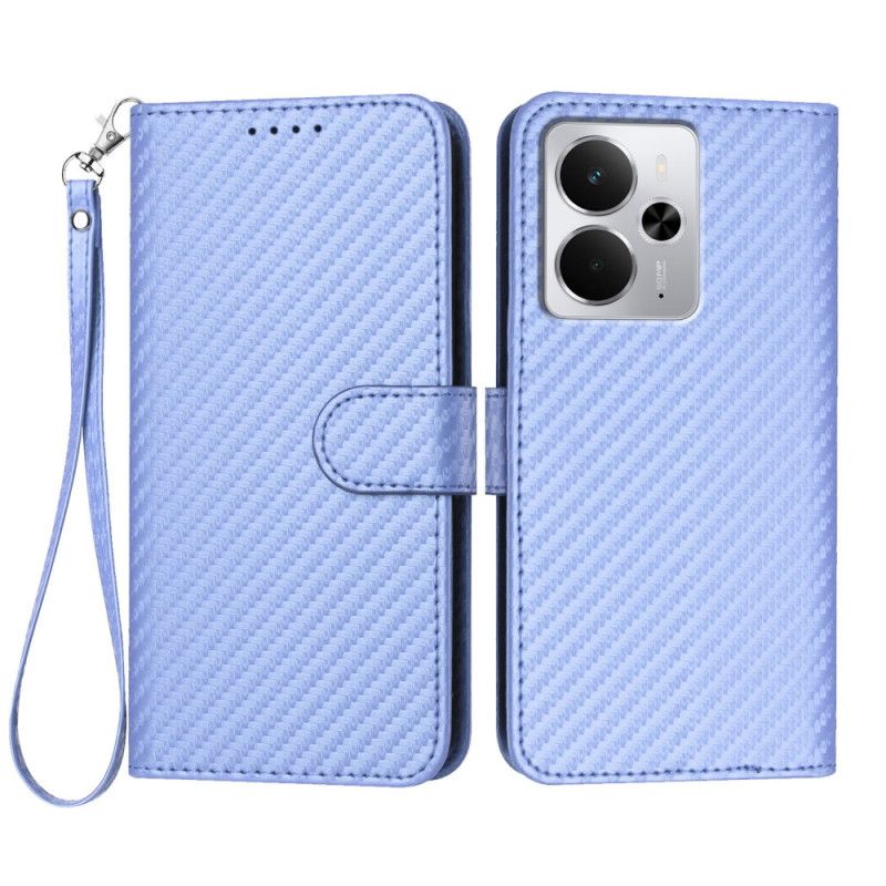 Θηκη Κινητου Realme 14 5g Θήκες Κινητών Ίνες Άνθρακα Με Λουρί