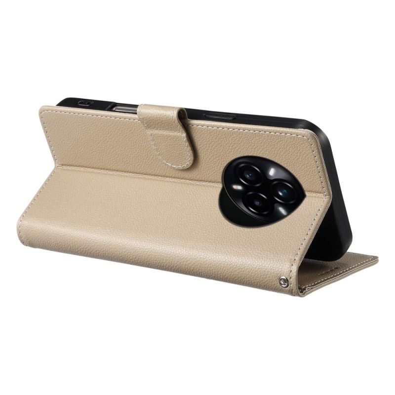 Θηκη Κινητου Realme 14 Pro 5g Απλό Εφέ Δέρματος Με Λουράκι