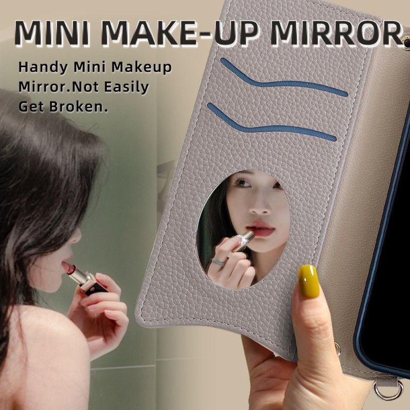 Θηκη Κινητου Realme 14x 5g Δίχρωμο Πορτοφόλι Με Αλυσίδα