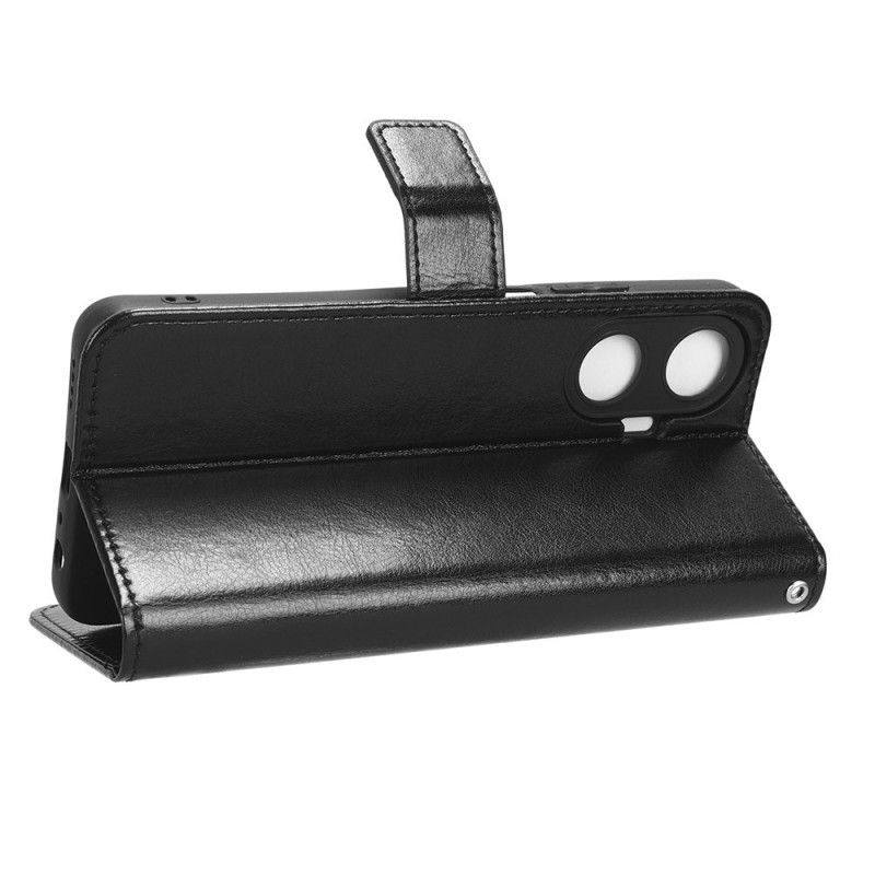 Θηκη Κινητου Realme C55 Φανταχτερό Λουράκι Από Τεχνητό Δέρμα