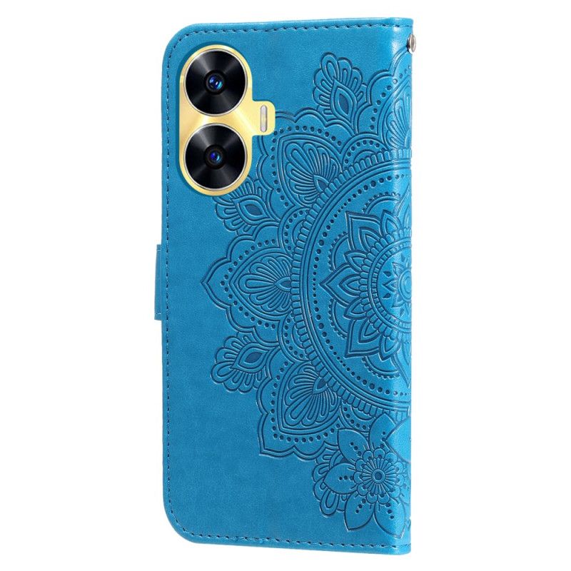 Θηκη Κινητου Realme C55 Λουράκι Με Σχέδιο Λουλουδιών