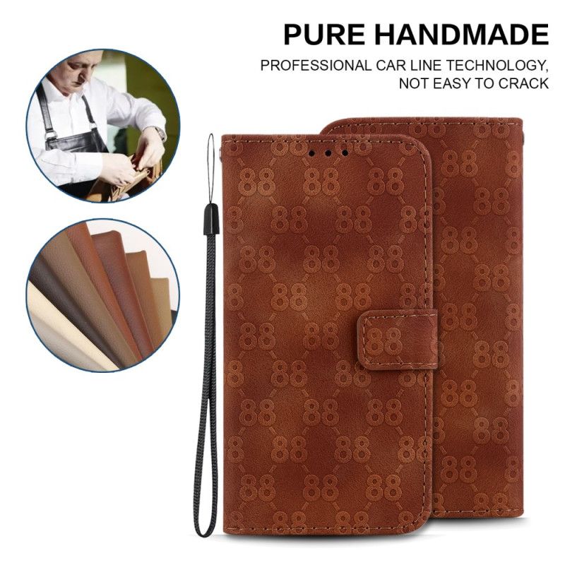 Θηκη Κινητου Realme C55 Σχέδιο 88 Με Λουράκι