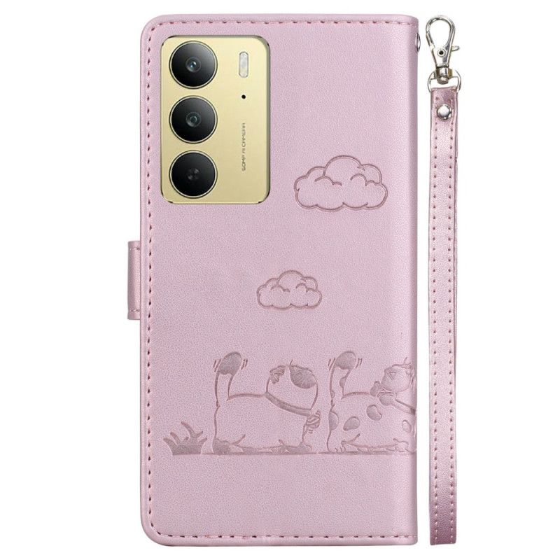 Θηκη Κινητου Realme C75 Θήκες Κινητών Σκηνή Γάτας Με Αποκλεισμό Rfid