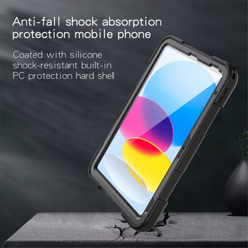 Αδιάβροχη Θήκη Ip68 Για iPad (2025) / 10.9 (2022) Αδιάβροχη Βάση Και Κορδόνι Ip68