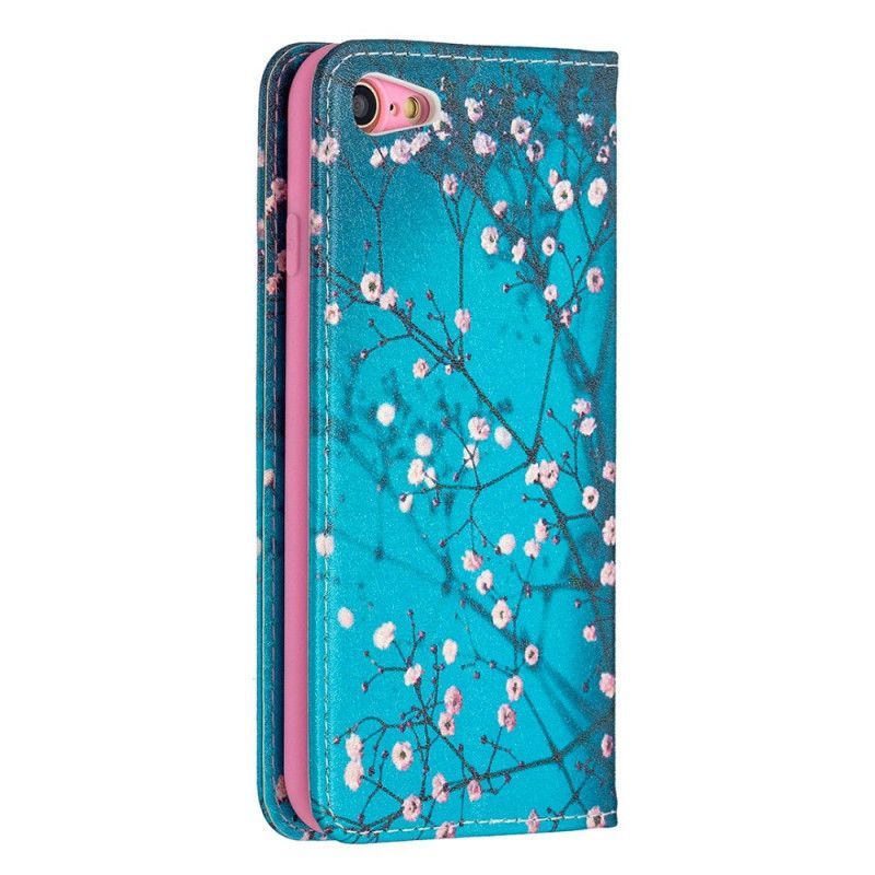 Αναδιπλούμενο Κάλυμμα Iphone Se 2 / 8 / 7 Κλαδιά Λουλουδιών