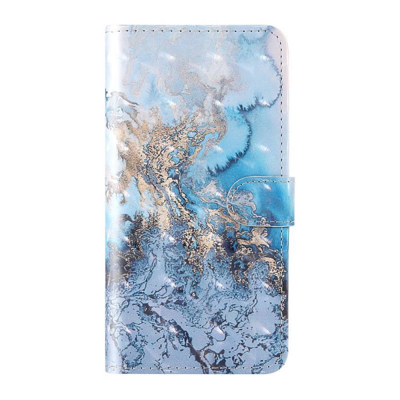 δερματινη Κάλυμμα Για iPhone 12 Mini Μαρμάρινους Προβολείς Σχεδίασης Με Λουράκι