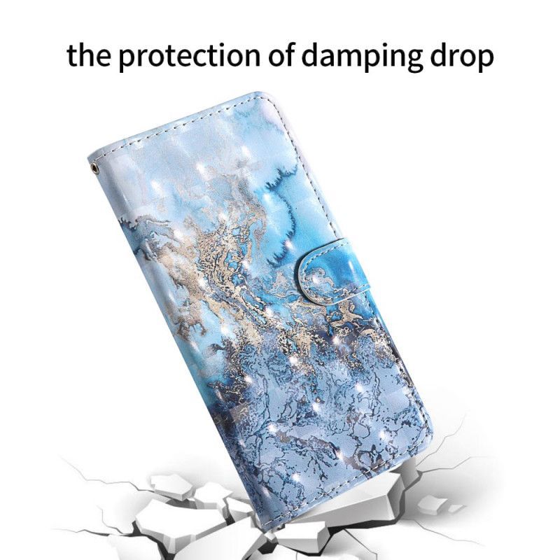 δερματινη Κάλυμμα Για iPhone 12 Mini Μαρμάρινους Προβολείς Σχεδίασης Με Λουράκι